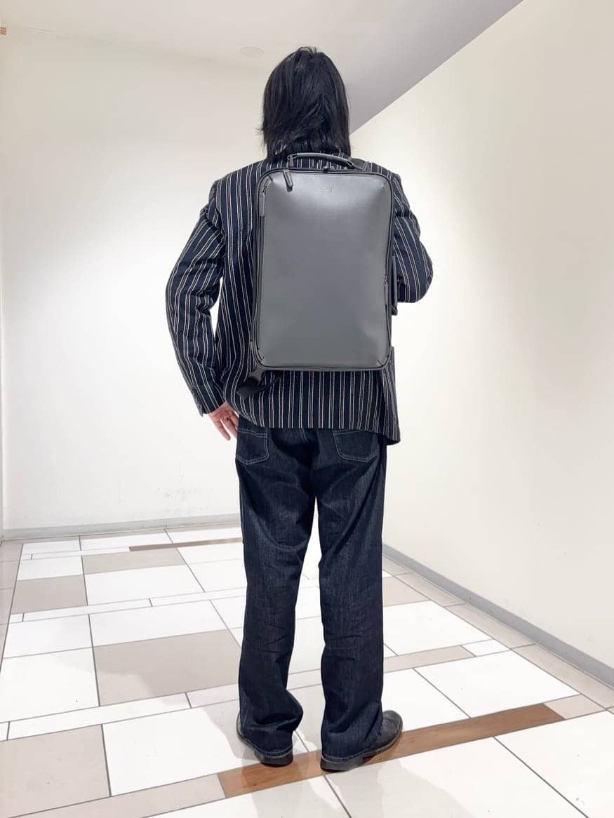 及川さんの「TAKEO KIKUCHI｜【BOWLER HAT LABEL】サッカーストライプ ダブルジャケット」を使ったコーディネート