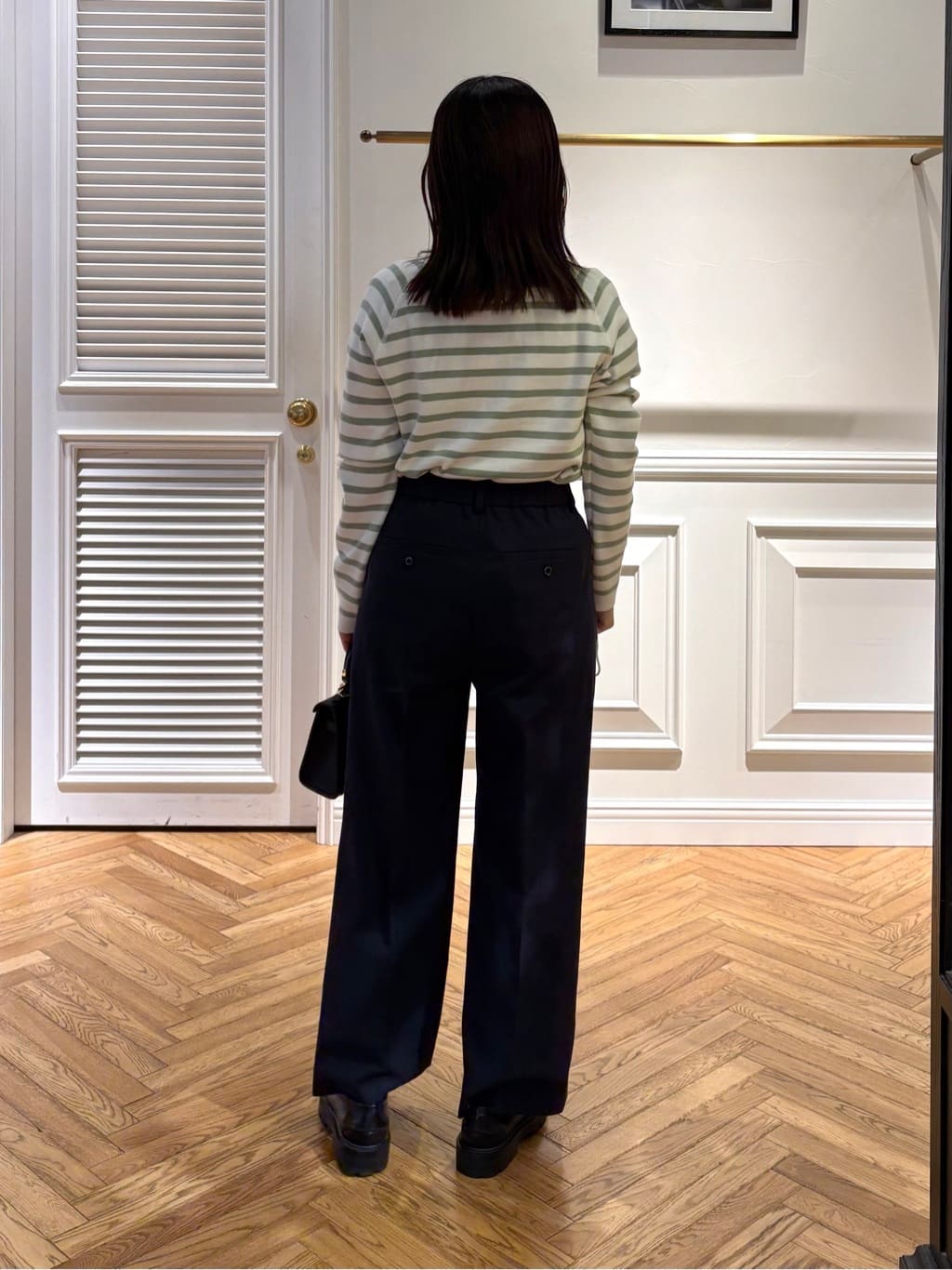 cocoさんの「DRESSTERIOR｜◆【ウォッシャブル】コットンフルニードルボーダーニット」を使ったコーディネート