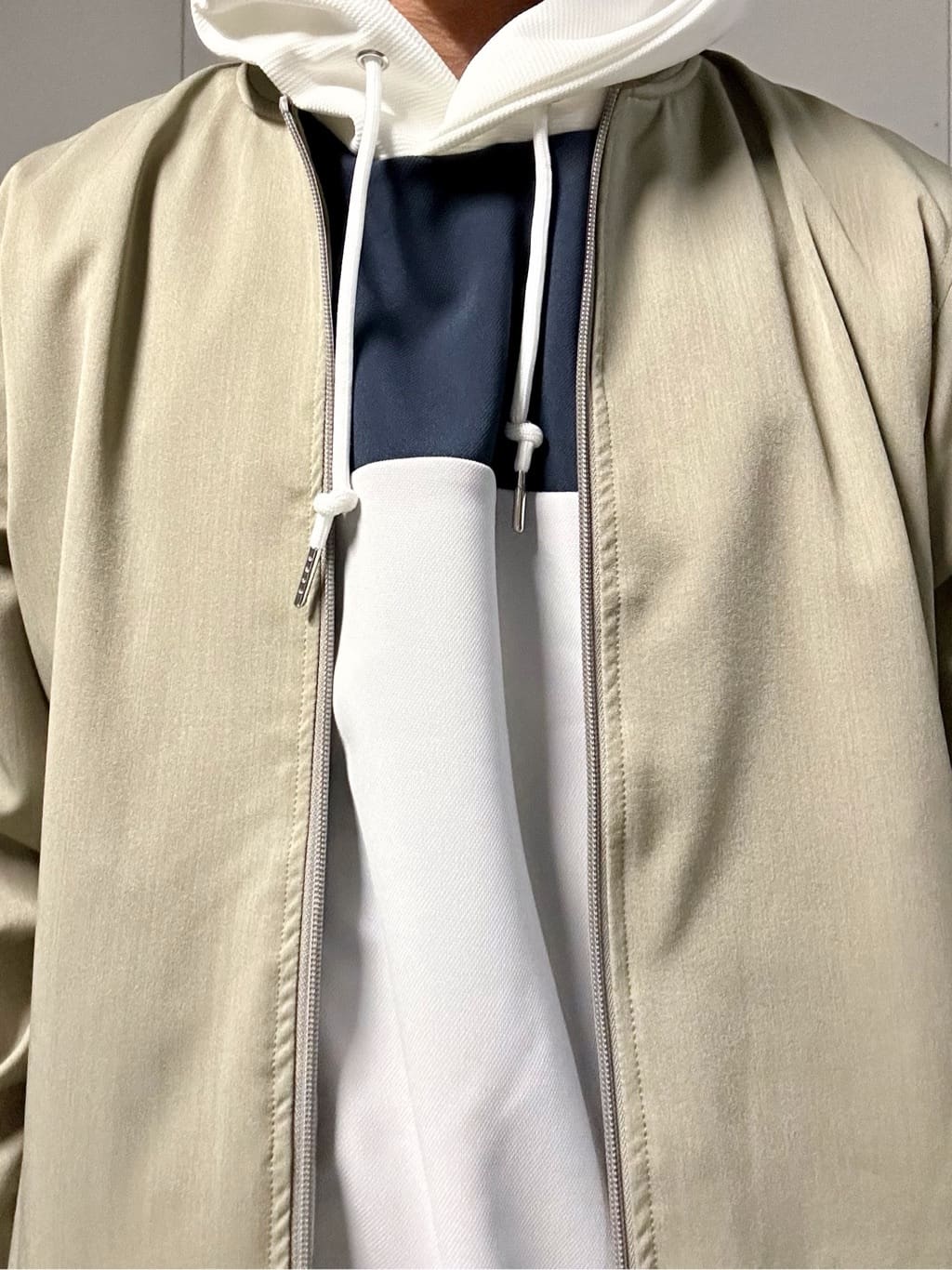 KENJI Iさんの「THE SHOP TK｜FLEX LINE ストレッチリブブルゾン　ストレッチ/防シワ/マシンウォッシャブル/セットアップ可」を使ったコーディネート