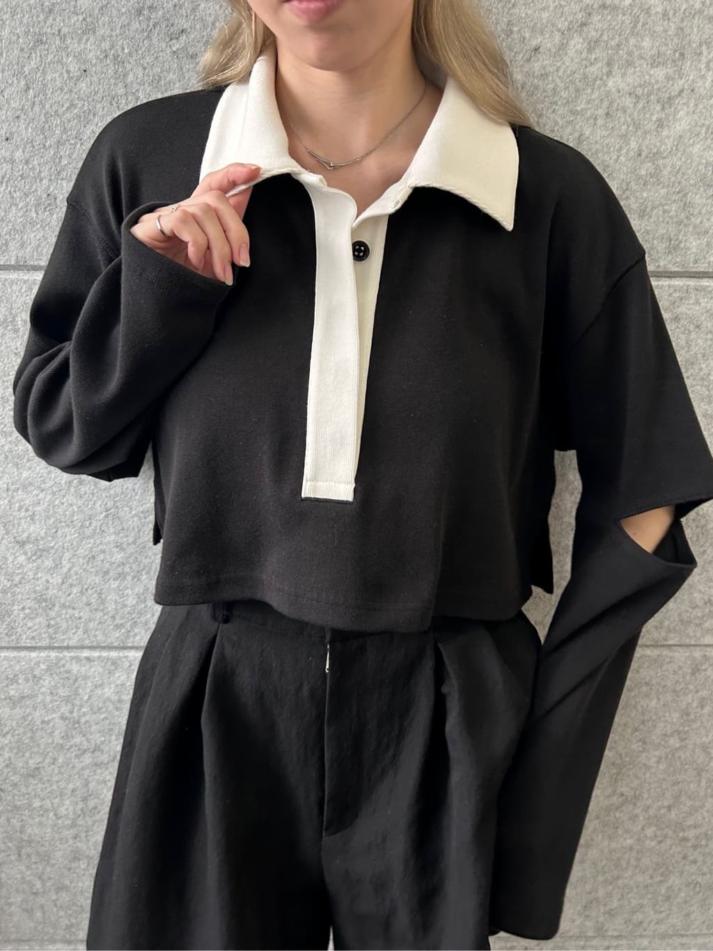 honoka Aさんの「CODE A｜cropped lager tee」を使ったコーディネート
