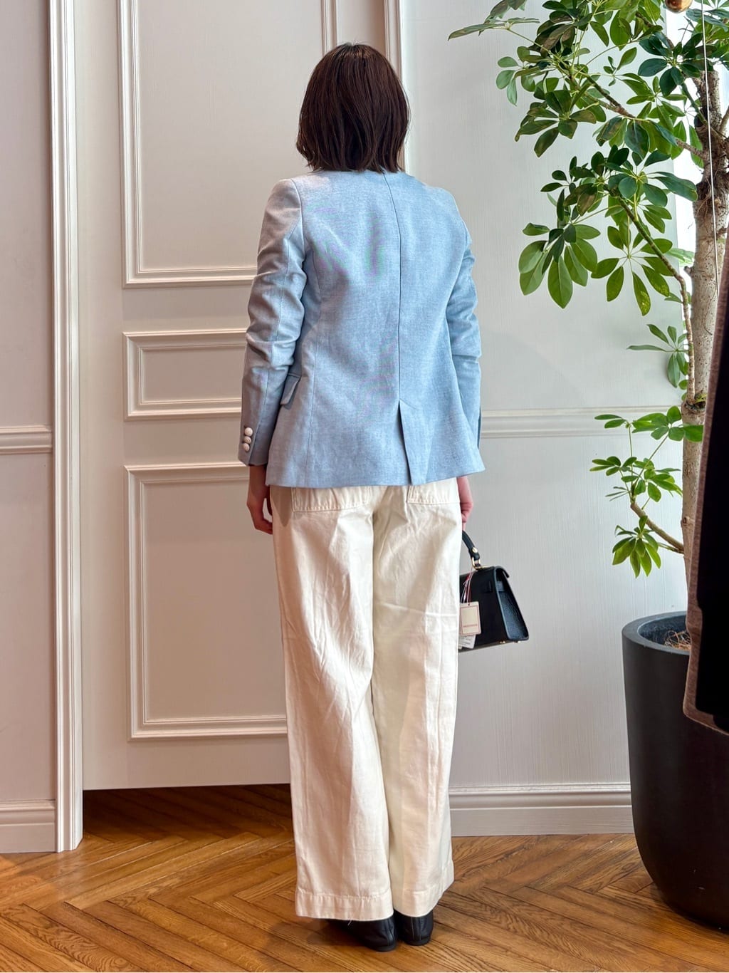 nakaoさんの「DRESSTERIOR｜◆【ウォッシャブル】コットンフルニードルボーダーニット」を使ったコーディネート