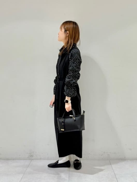 kyokaさんの「UNTITLED｜◆【洗える/セットアップ可】ランダムドットブラウス」を使ったコーディネート