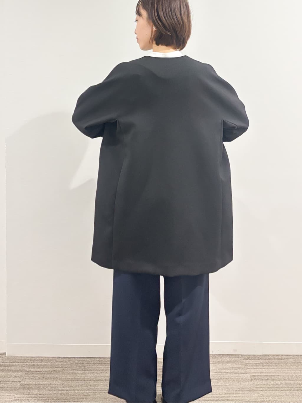 kumiさんの「OPAQUE.CLIP｜フォルムスリーブミドルコート【洗濯機OK】」を使ったコーディネート