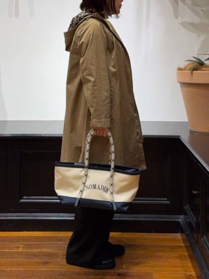 Asamiさんの「DRESSTERIOR｜【ウォッシャブル/撥水素材】撥水フーテッドツイルコート」を使ったコーディネート