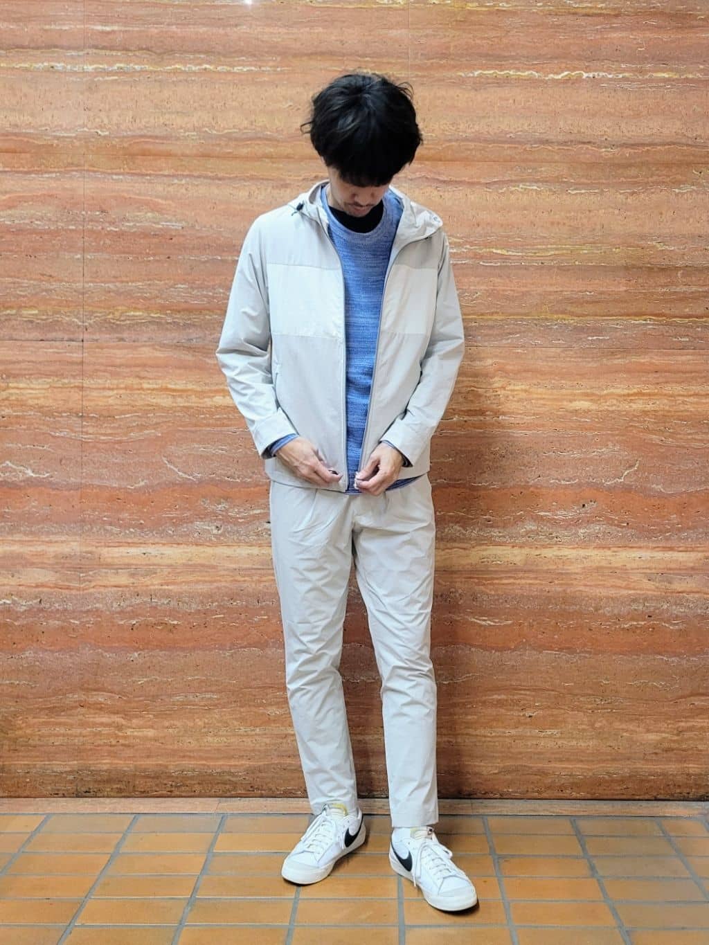 piroyaさんの「TAKEO KIKUCHI｜【KAJIF】フード ブルゾン」を使ったコーディネート