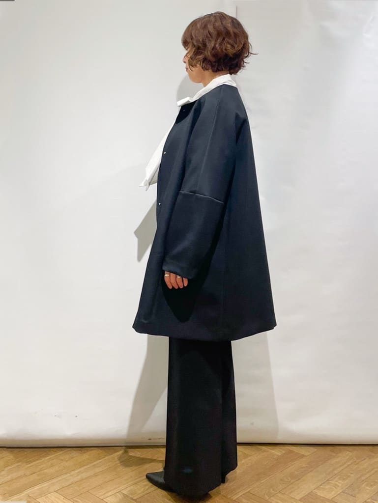 なかさんの「index｜フォルムスリーブミドルコート【洗濯機OK】」を使ったコーディネート