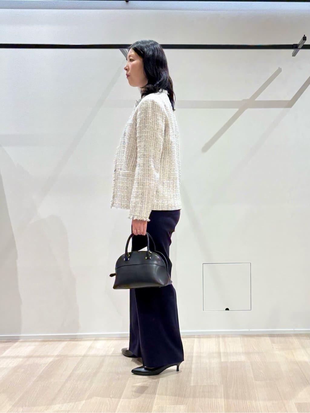 yさんの「UNTITLED｜【仕事着/スーツ】ファンシーツイード ジャケット」を使ったコーディネート