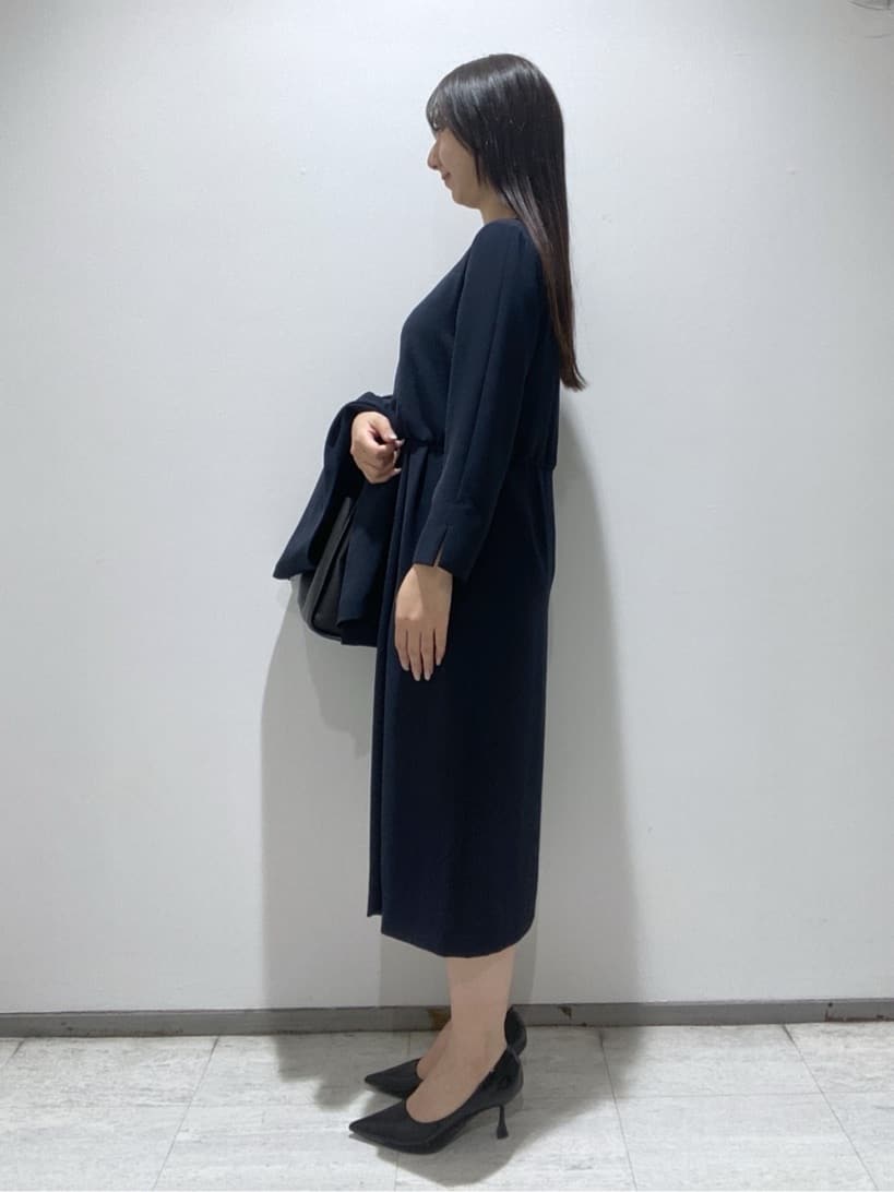 meiさんの「INDIVI｜【洗える／SETUP可】着る日傘ヨーク切り替えワンピース」を使ったコーディネート