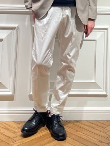 橋本さんの「DRESSTERIOR｜【接触冷感/UVカット/抗菌防臭/しわ防止】クールデオドラント ロングTシャツ」を使ったコーディネート