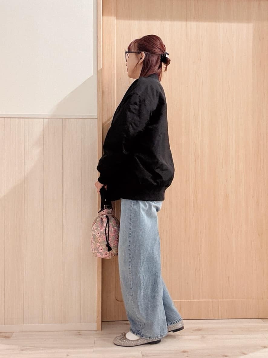モカさんの「SHOO･LA･RUE｜【洗濯機可/S-LL】ほどよいゆとりの もちっとやわらかリブニット」を使ったコーディネート