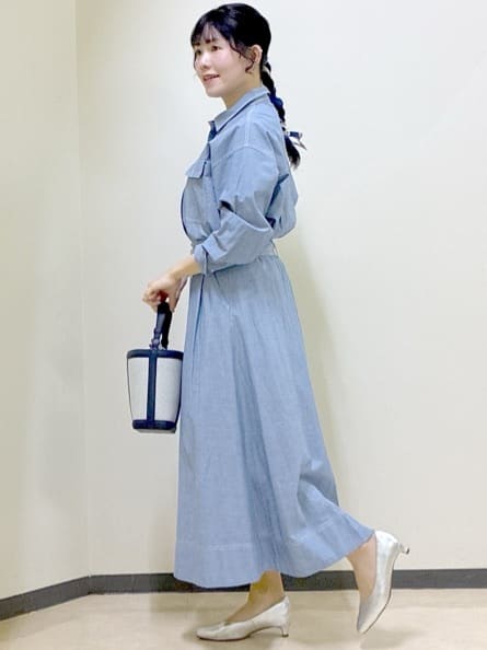  beni_gingerさんの「Reflect｜【羽織にも◎】ダンガリーシャツ」を使ったコーディネート