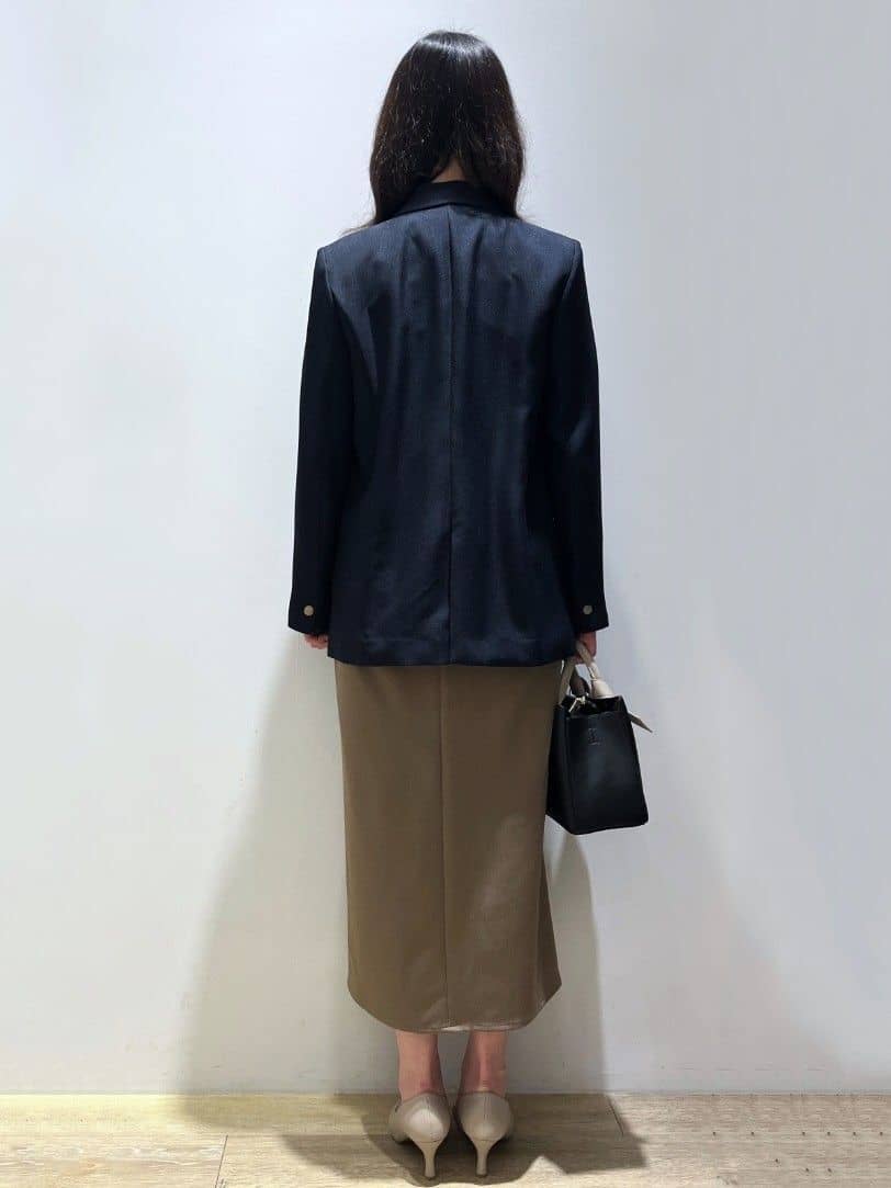 Mimさんの「index｜金ボタンダブルブレストテーラードジャケット／セットアップ対応【洗える】」を使ったコーディネート