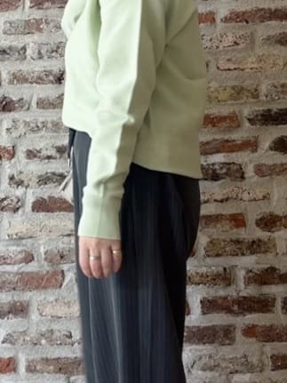 tokiさんの「THE SHOP TK｜【S-XLサイズ/選べる6色】どこから見ても美しい ガーターニット/洗濯機OK」を使ったコーディネート