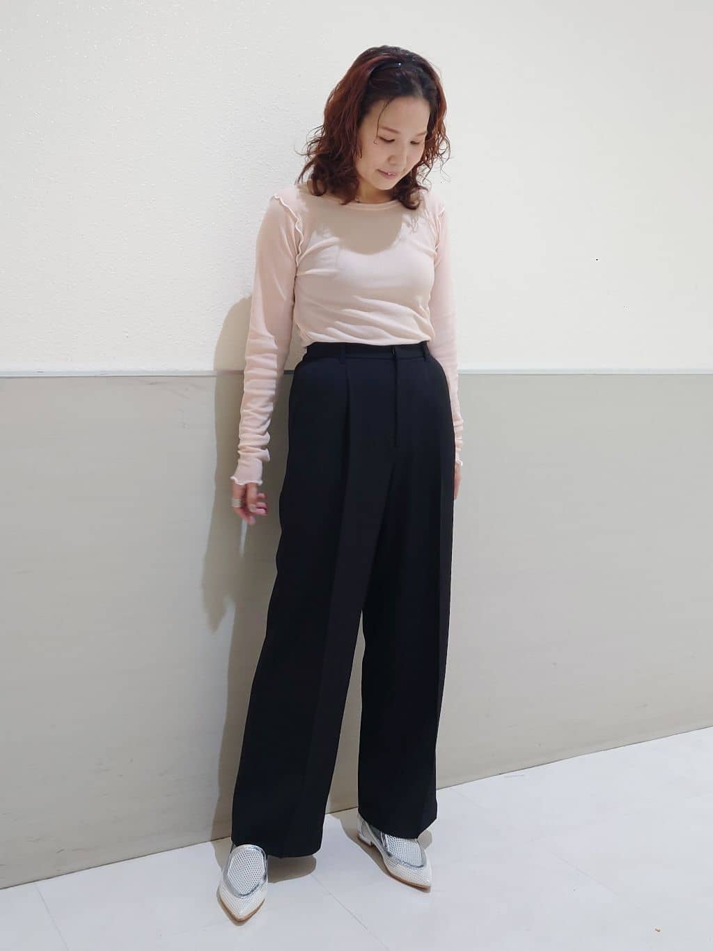 maruさんの「THE SHOP TK｜【フォーマルにもカジュアルにも】ツイードジレ」を使ったコーディネート