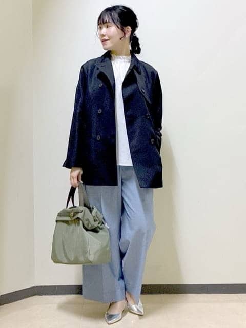  beni_gingerさんの「Reflect｜【オン・オフ着回しやすい◎】ダブルブレストジャケット」を使ったコーディネート