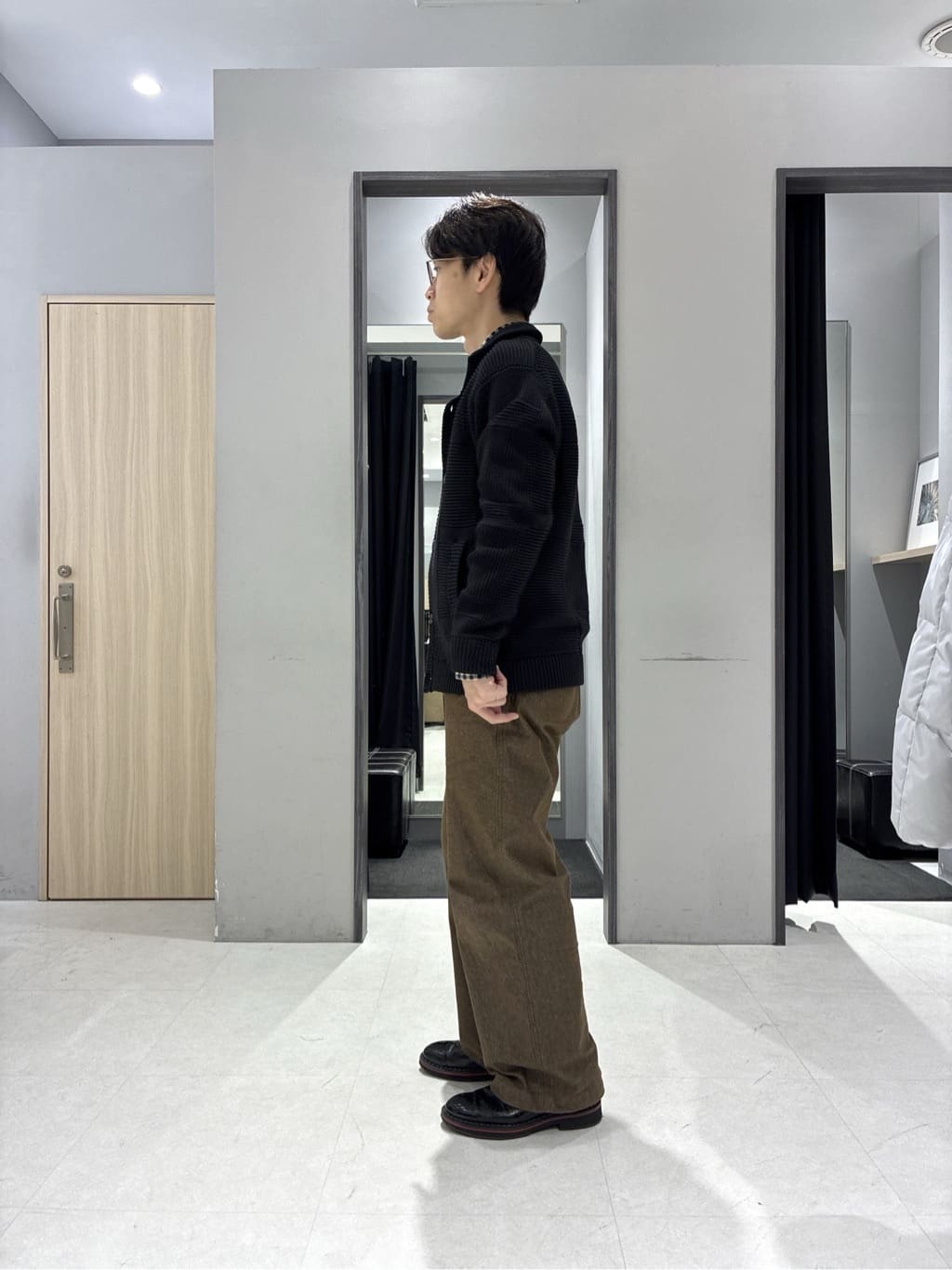 わいずみさんの「TAKEO KIKUCHI｜【None Of Stress】ストレッチ ダウンブルゾン」を使ったコーディネート