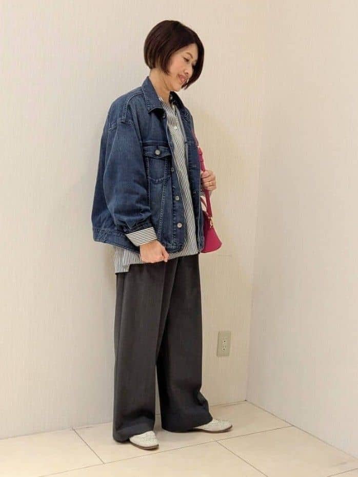 u-macoさんの「UNTITLED｜【Healthy DENIM】別注Bran／デニムジャケット」を使ったコーディネート