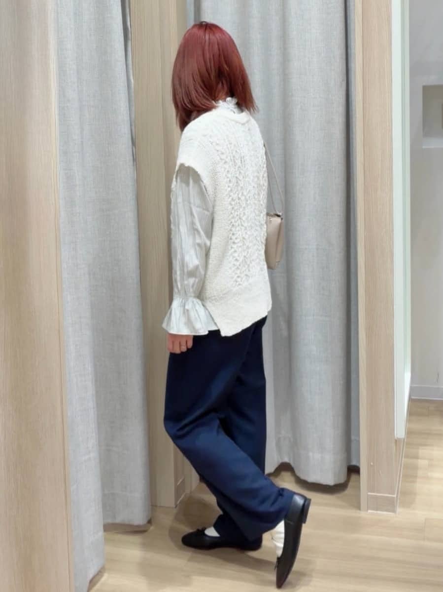 Fumikaさんの「grove｜フリルカラーリボンブラウス」を使ったコーディネート