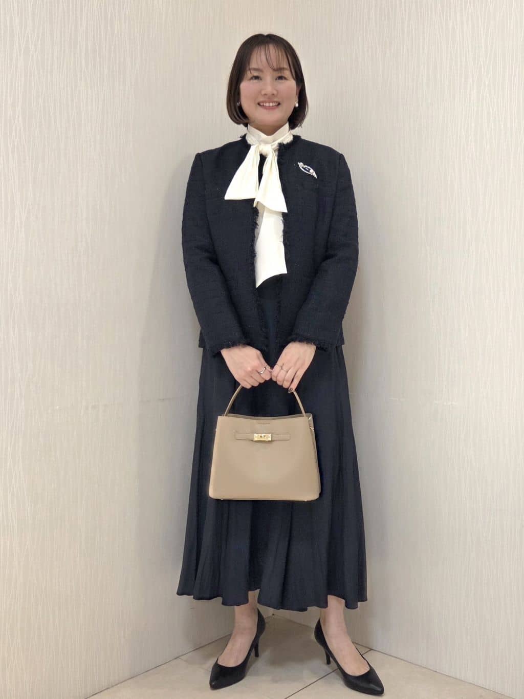 naokoさんの「UNTITLED｜【仕事着/スーツ】ファンシーツイード ジャケット」を使ったコーディネート