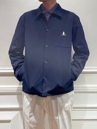 橋本さんの「DRESSTERIOR｜【接触冷感/UVカット/抗菌防臭/しわ防止】クールデオドラント ジャージシャツ」を使ったコーディネート