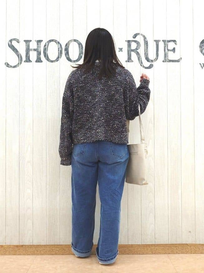 とろろさんの「SHOO･LA･RUE｜【洗濯機可/前後2WAY】ぽこぽこニットカーディガン」を使ったコーディネート