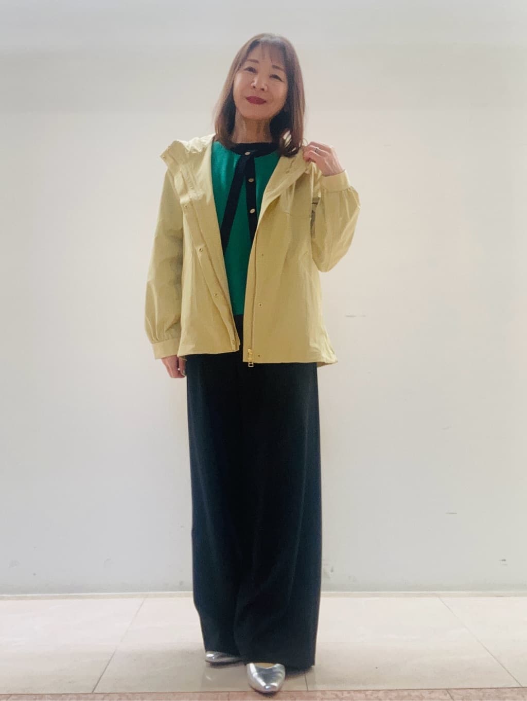 kurodaさんの「Reflect｜【アンサンブル可】バイカラーニット」を使ったコーディネート