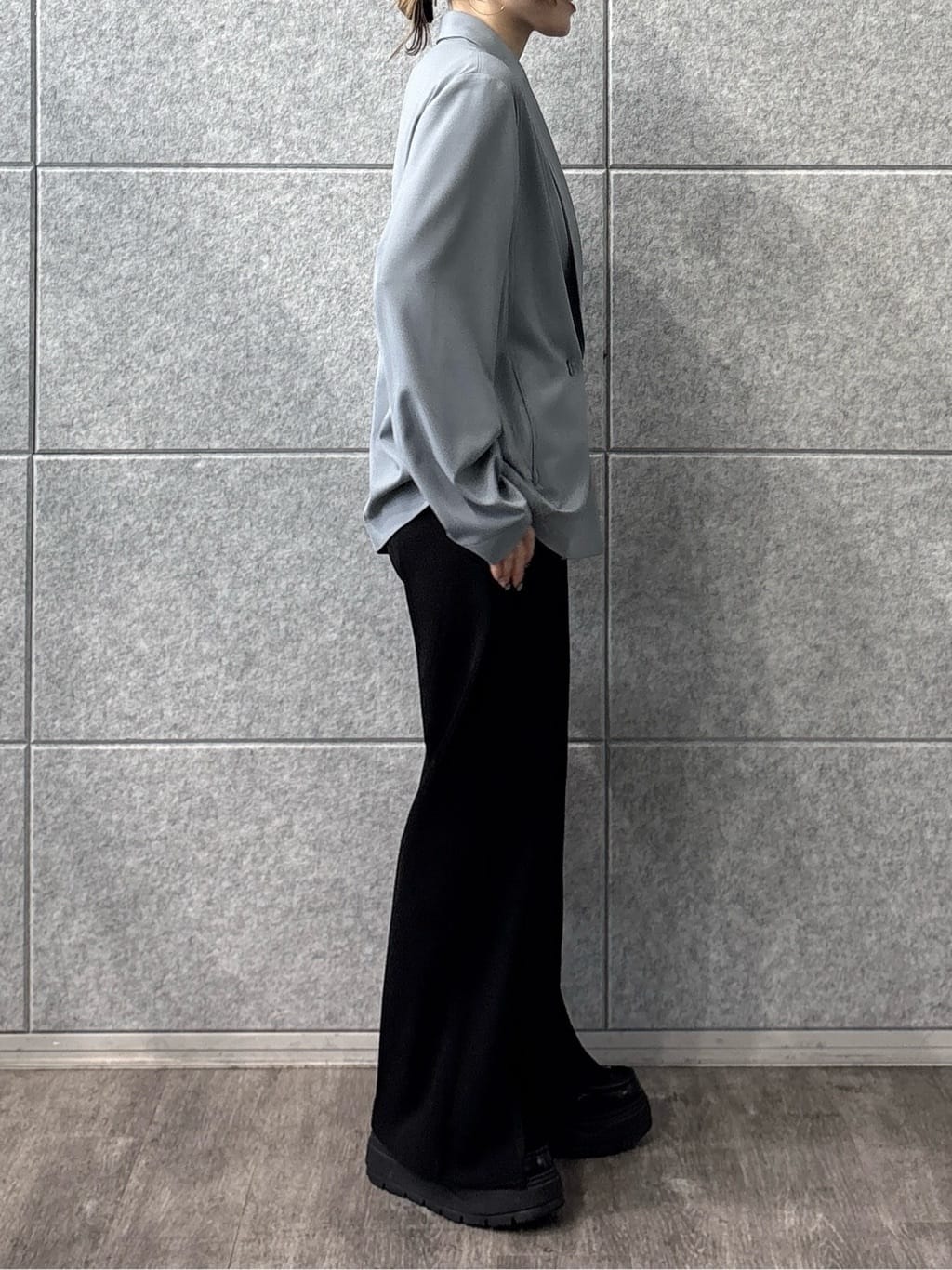 kotakiさんの「INDIVI｜Comfy SET UP｜ダブルブレストイージージャケット【セットアップ対応／通勤／カセット服／接触」を使ったコーディネート