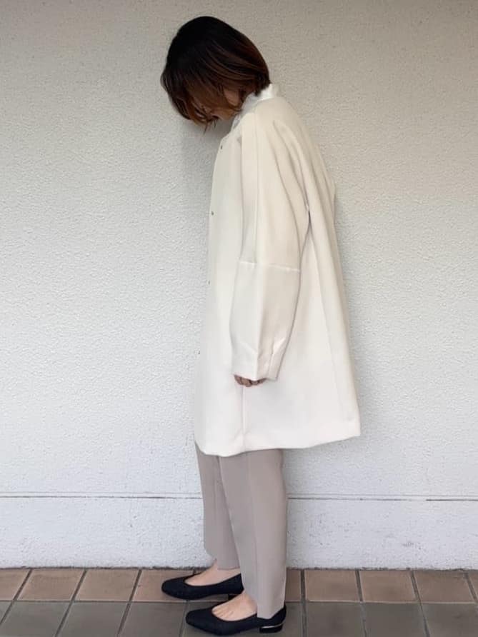 risaさんの「OPAQUE.CLIP｜《通勤対応》ボウタイシャツブラウス【洗濯機OK】」を使ったコーディネート