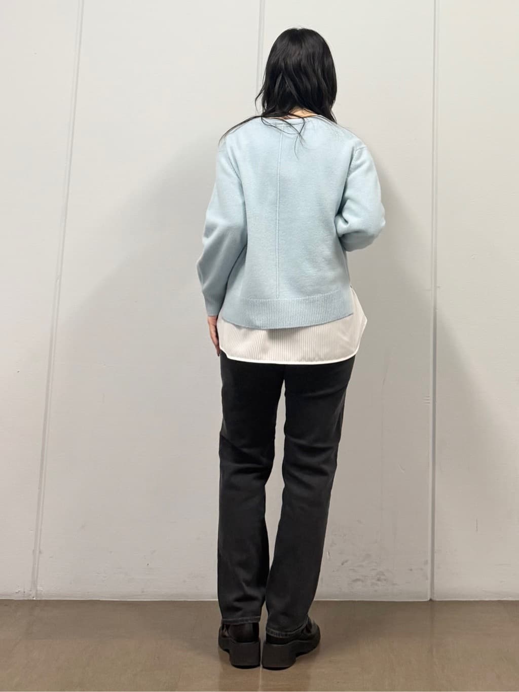 mizukiさんの「INDIVI｜【超軽量／蓄熱】ライトパフチェスターコート」を使ったコーディネート