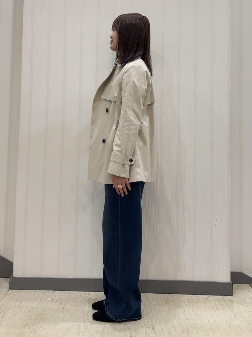 ちひさんの「INDIVI｜【洗える／キレイ色】体型カバー無縫製ニット」を使ったコーディネート