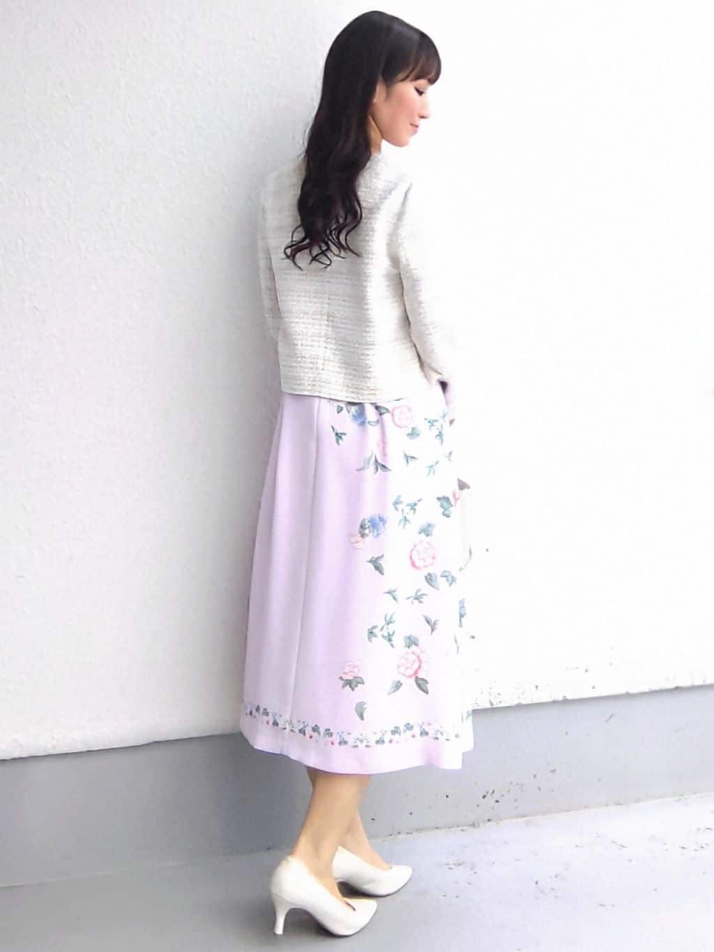 keinaさんの「SunaUna｜【ON/OFF着回し】カラーツイードジャケット」を使ったコーディネート