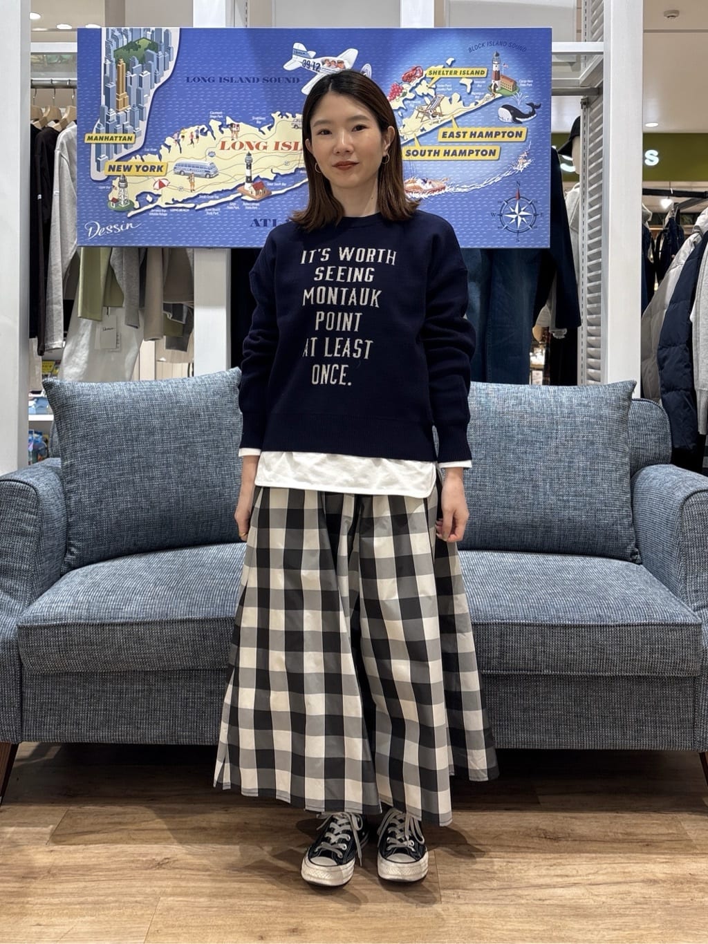 risaさんの「Dessin｜【ユニセックス/洗える】ロゴコットンジャカード」を使ったコーディネート