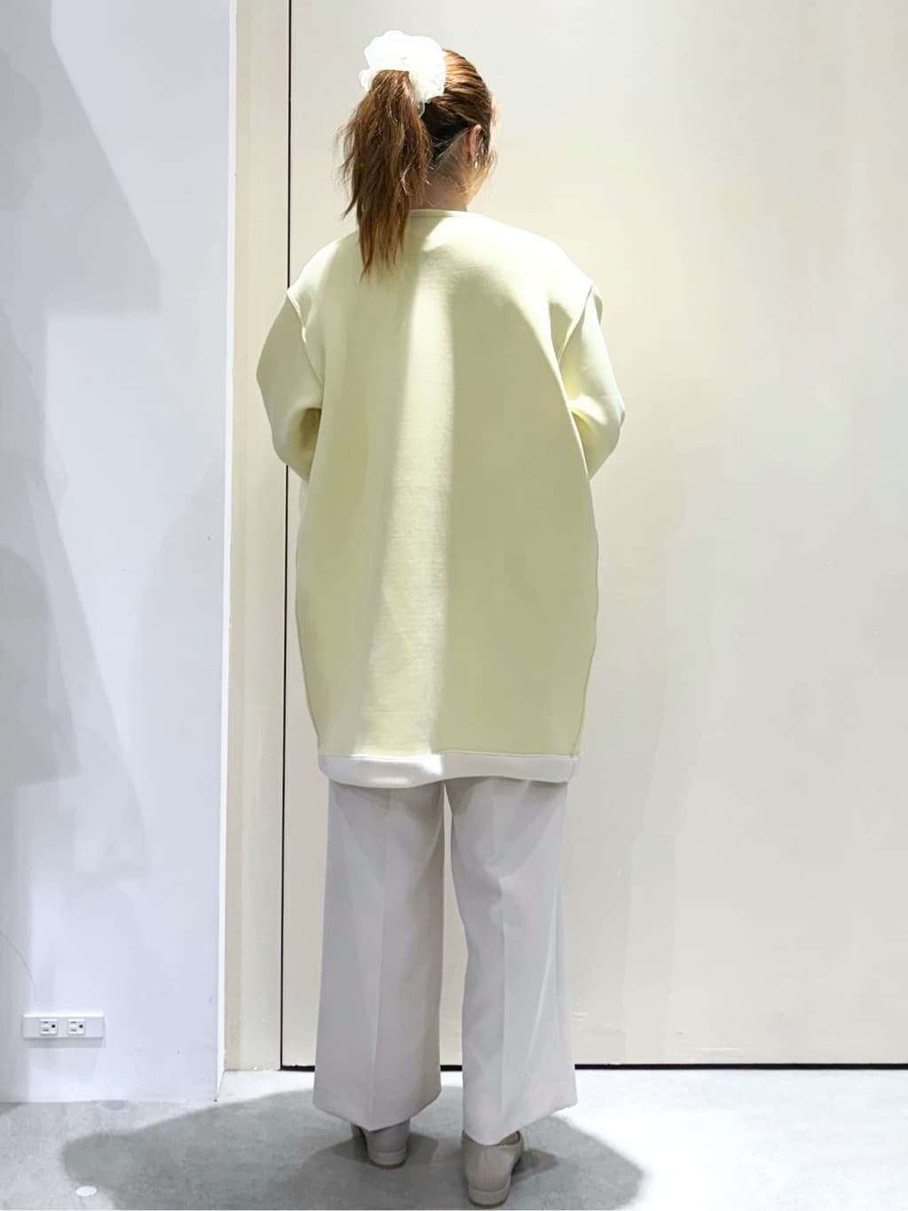 sayaさんの「OPAQUE.CLIP｜リバーシブル配色ノーカラーコート【洗濯機OK】」を使ったコーディネート