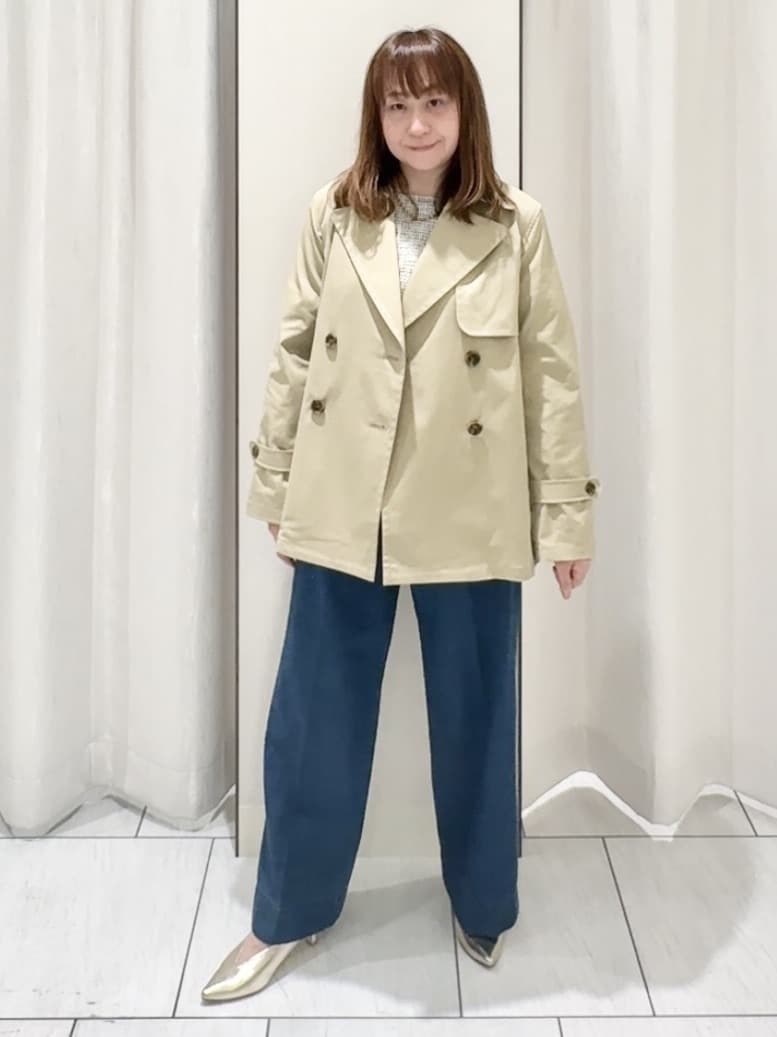ʏᴜᴋɪᴋᴏさんの「UNTITLED｜◆【セットアップ可/ワイド】ライトウェイトデニムパンツ」を使ったコーディネート