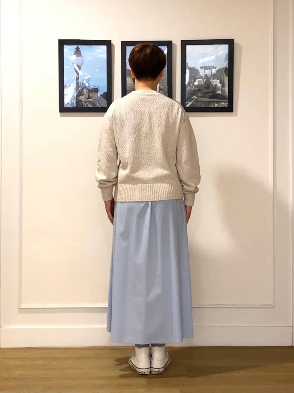 Hiroさんの「Dessin｜【洗える】ローゲージコットンニット」を使ったコーディネート