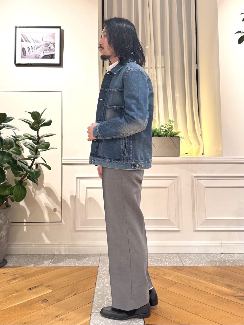 kawarataniさんの「DRESSTERIOR｜◆ファーストモデル ユーズドデニムGジャン」を使ったコーディネート