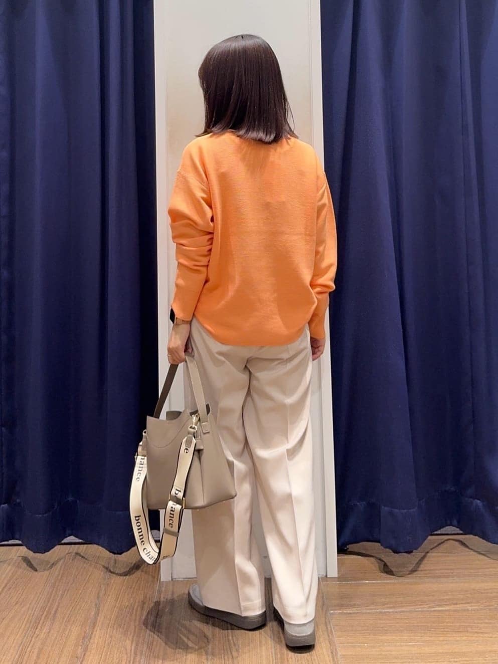 cherryさんの「THE SHOP TK｜【S-XLサイズ/選べる6色】どこから見ても美しい ガーターニット/洗濯機OK」を使ったコーディネート
