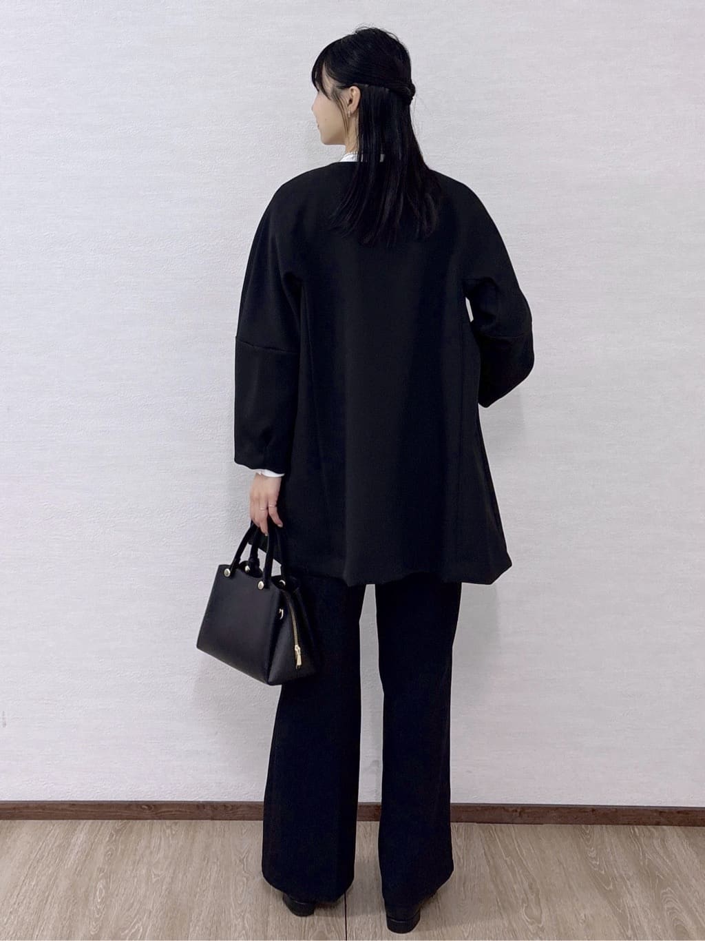 sachikoさんの「OPAQUE.CLIP｜フォルムスリーブミドルコート【洗濯機OK】」を使ったコーディネート