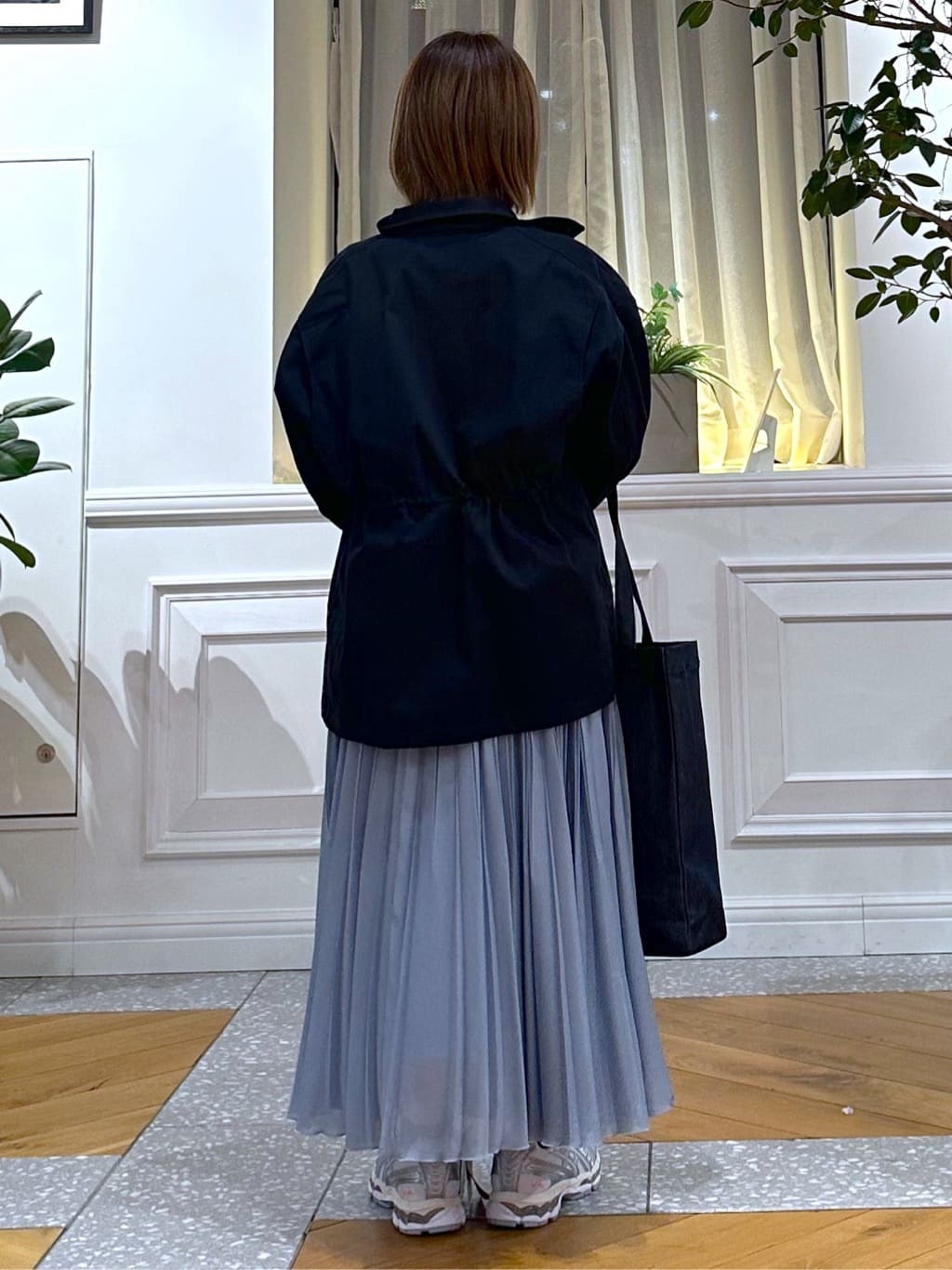 なべこさんの「DRESSTERIOR｜【ウォッシャブル】コンパクトコットンミリタリーブルゾン」を使ったコーディネート