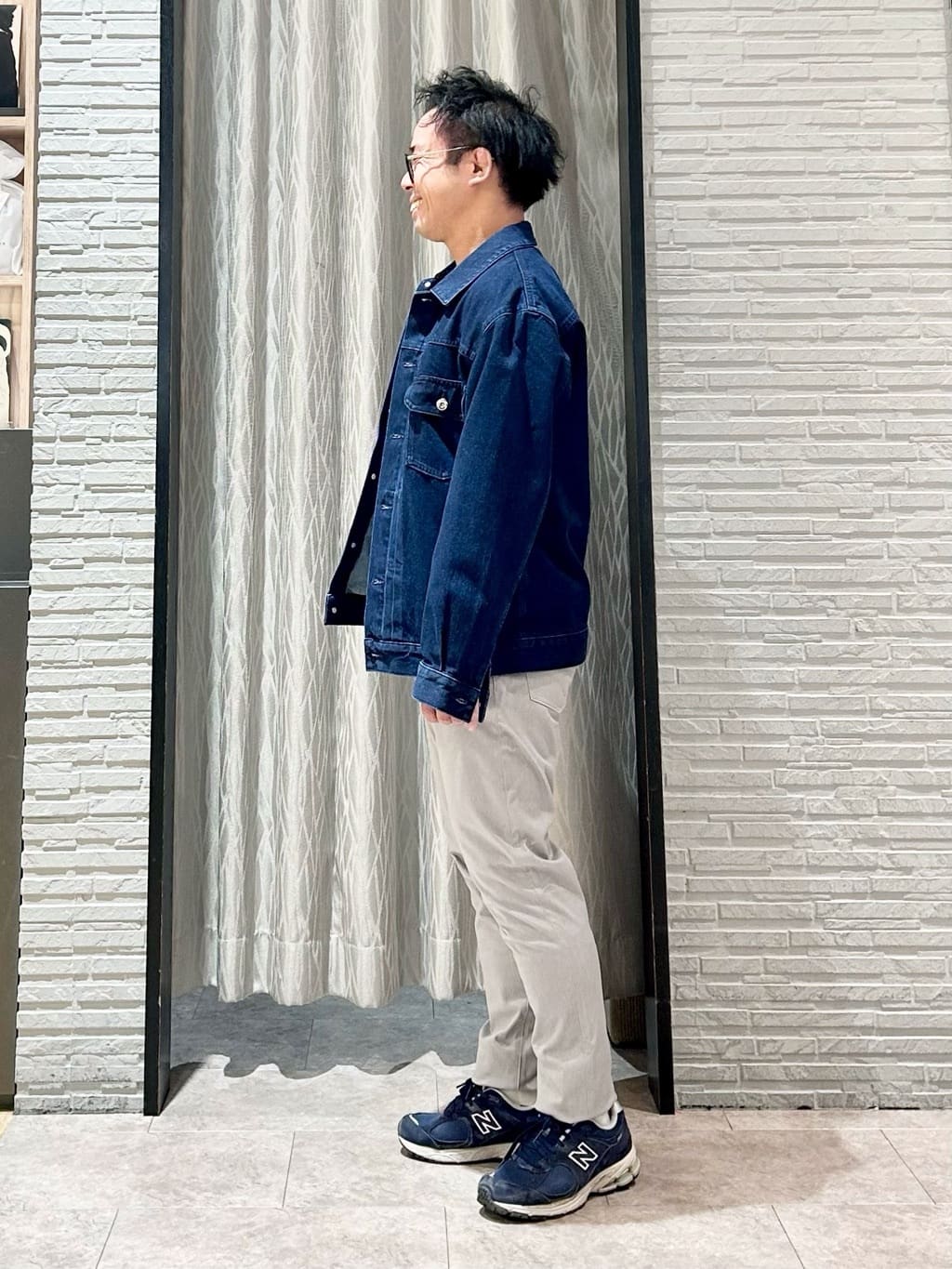 KENJI Iさんの「THE SHOP TK｜【大人にも取り入れやすい】デニムジャケット セットアップ可/洗濯機OK」を使ったコーディネート