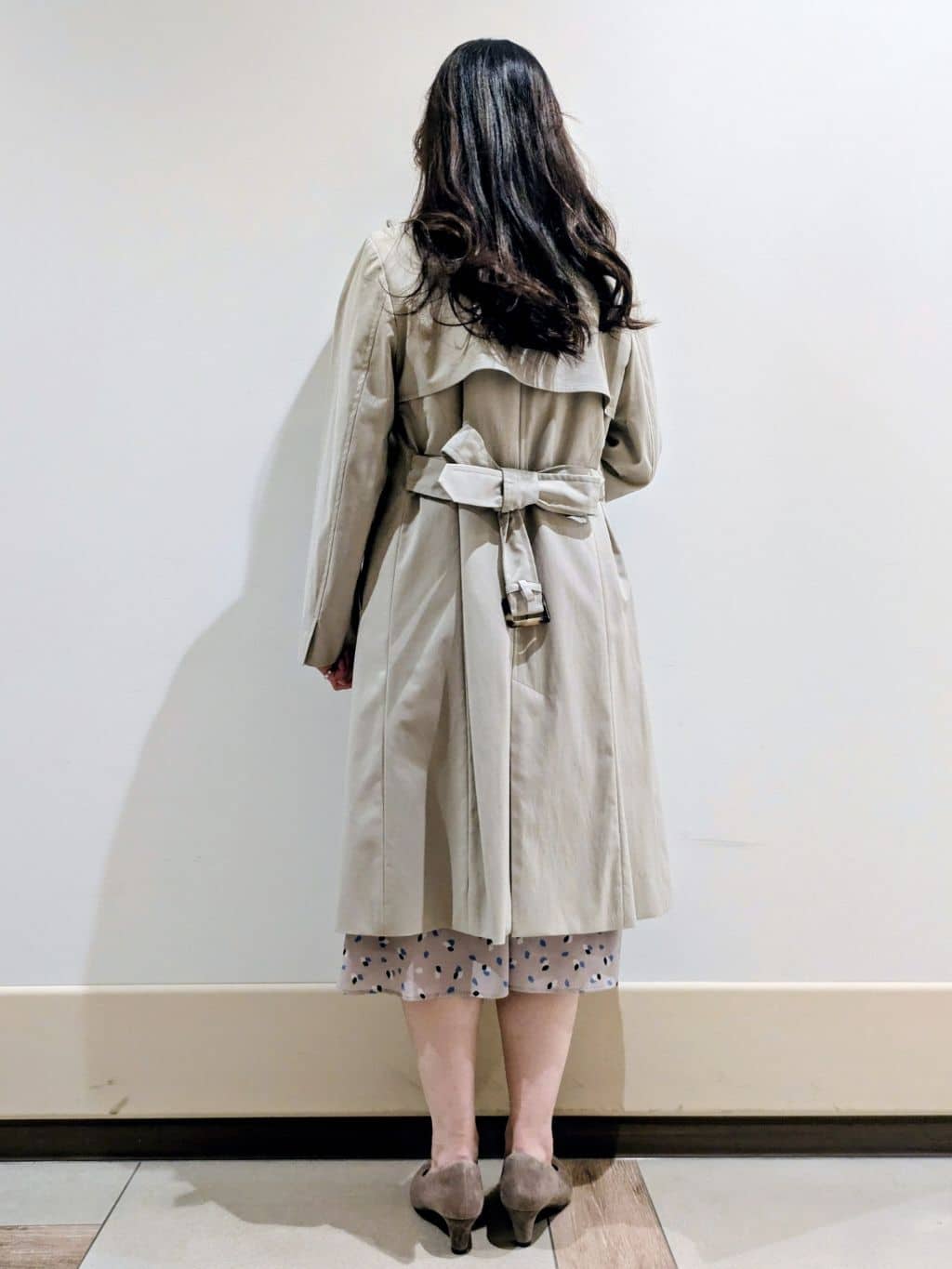 imamiさんの「Reflect｜【セレモニー／通勤／おでかけに◎】フラワープリントボウタイワンピース」を使ったコーディネート