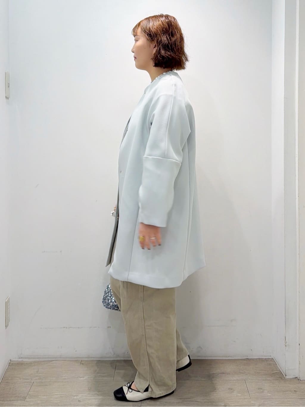 sumicaさんの「OPAQUE.CLIP｜フォルムスリーブミドルコート【洗濯機OK】」を使ったコーディネート