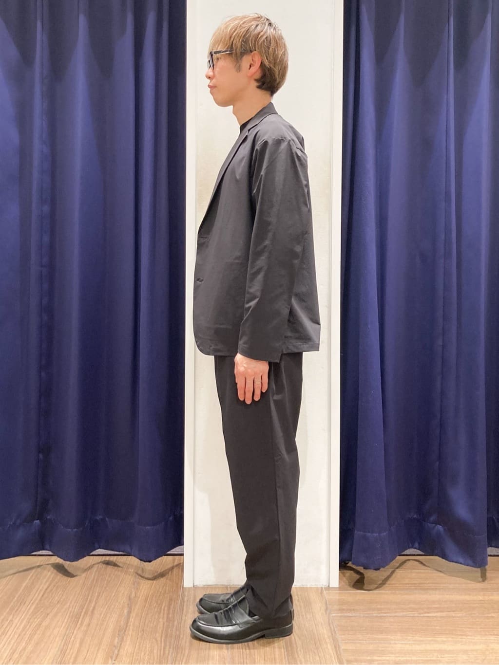 つーじーさんの「THE SHOP TK｜《KURO》コーデュラナイロン ジャケット セットアップ可／防シワ／撥水／ストレッチ」を使ったコーディネート