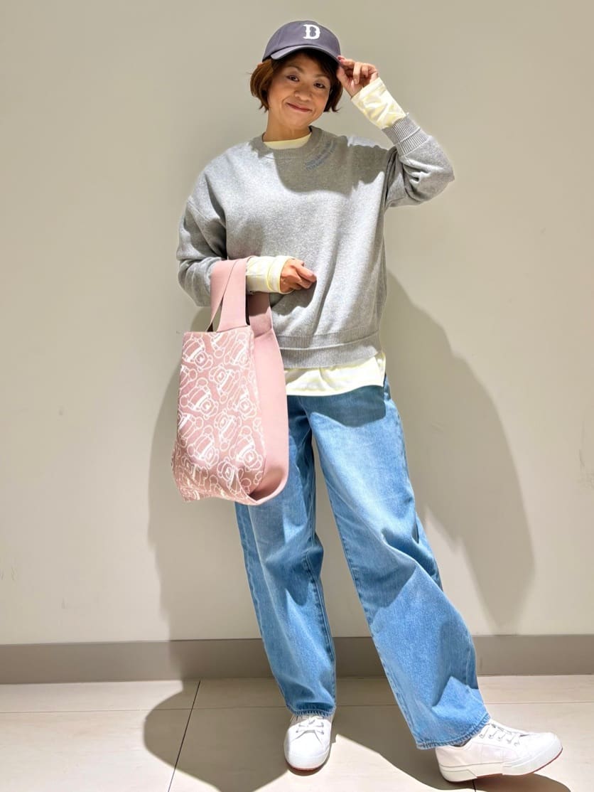 Haruさんの「Dessin｜【洗える】シャツテールロングTシャツ」を使ったコーディネート