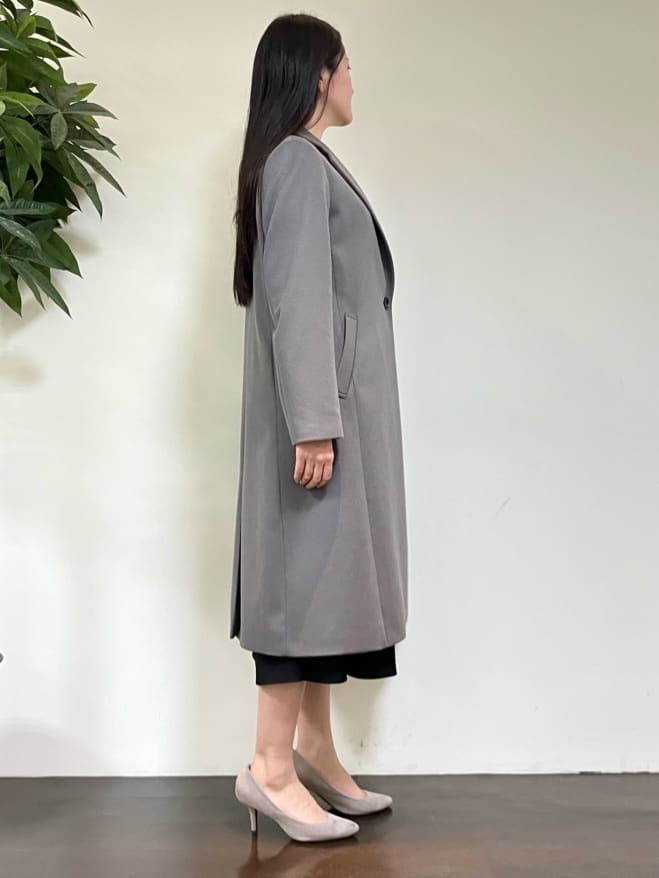 カレンさんの「UNTITLED｜【スタイリッシュ／オンオフ兼用】ウールチェスターコート」を使ったコーディネート