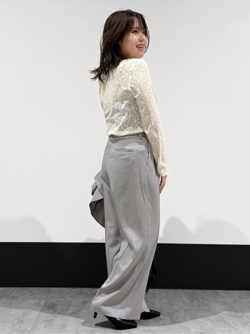 macchaさんの「THE SHOP TK｜【通勤にもデイリーにも】CAVIAN 金ボタンダブルブレストジャケット」を使ったコーディネート