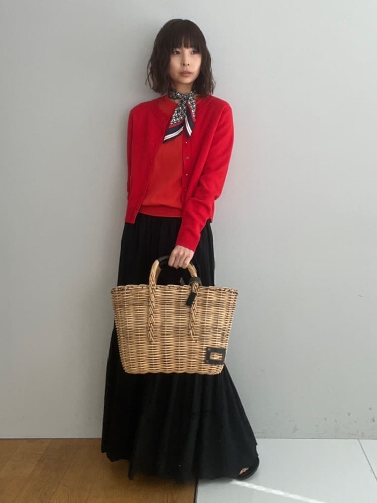 misaさんの「DRESSTERIOR｜【ウォッシャブル】コットンシルクフレンチスリーブニット」を使ったコーディネート
