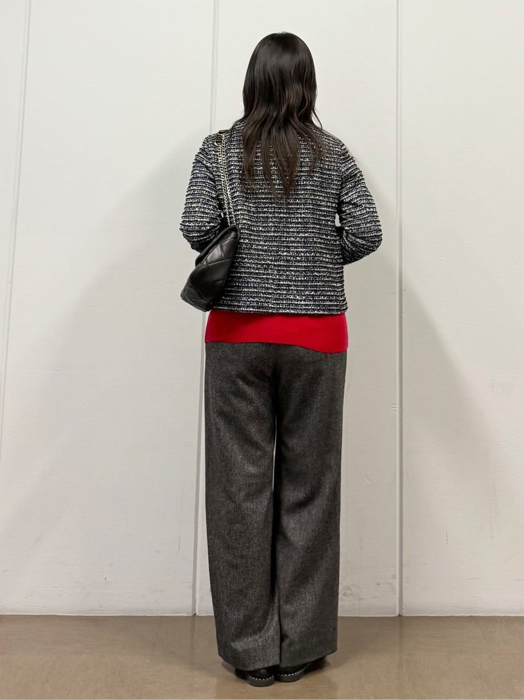 mizukiさんの「INDIVI｜【セレモニー／洗える】ミックスツイードライトジャケット」を使ったコーディネート