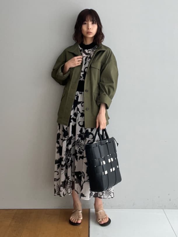 misaさんの「DRESSTERIOR｜【ウォッシャブル】コンパクトコットンミリタリーブルゾン」を使ったコーディネート