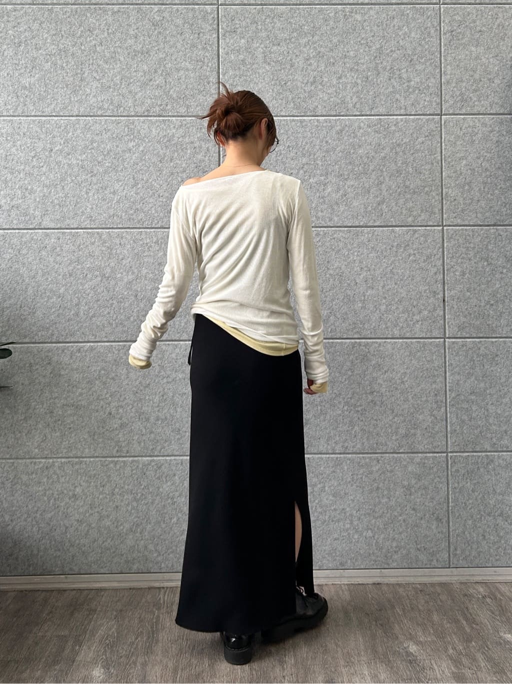 harunaさんの「CODE A｜henry long sleeve」を使ったコーディネート